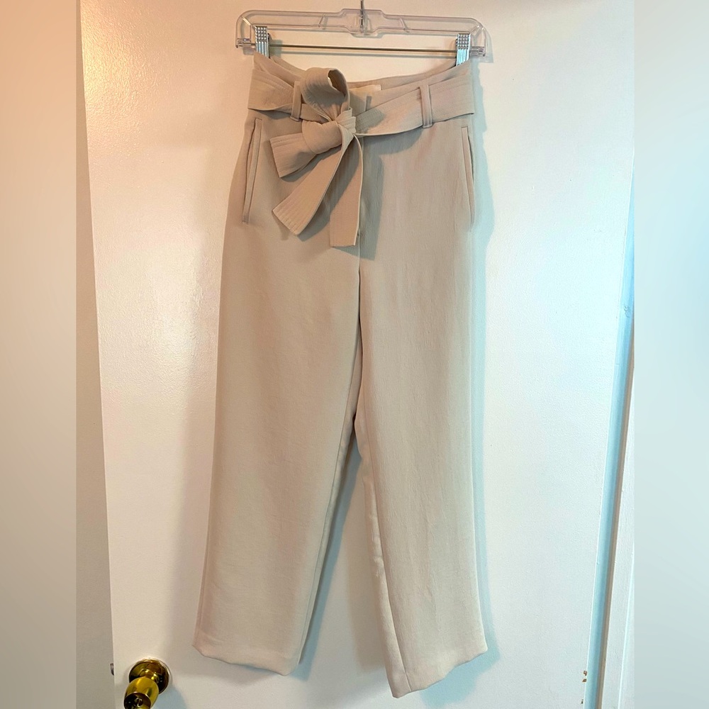Aritzia tie front pants